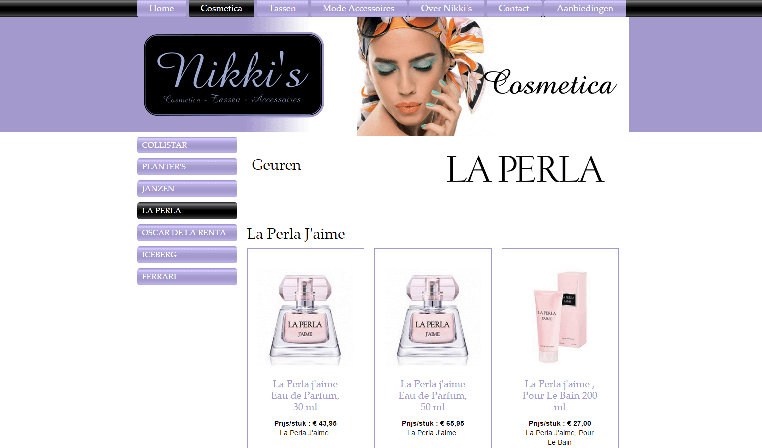 nikki's cosmetica webhop