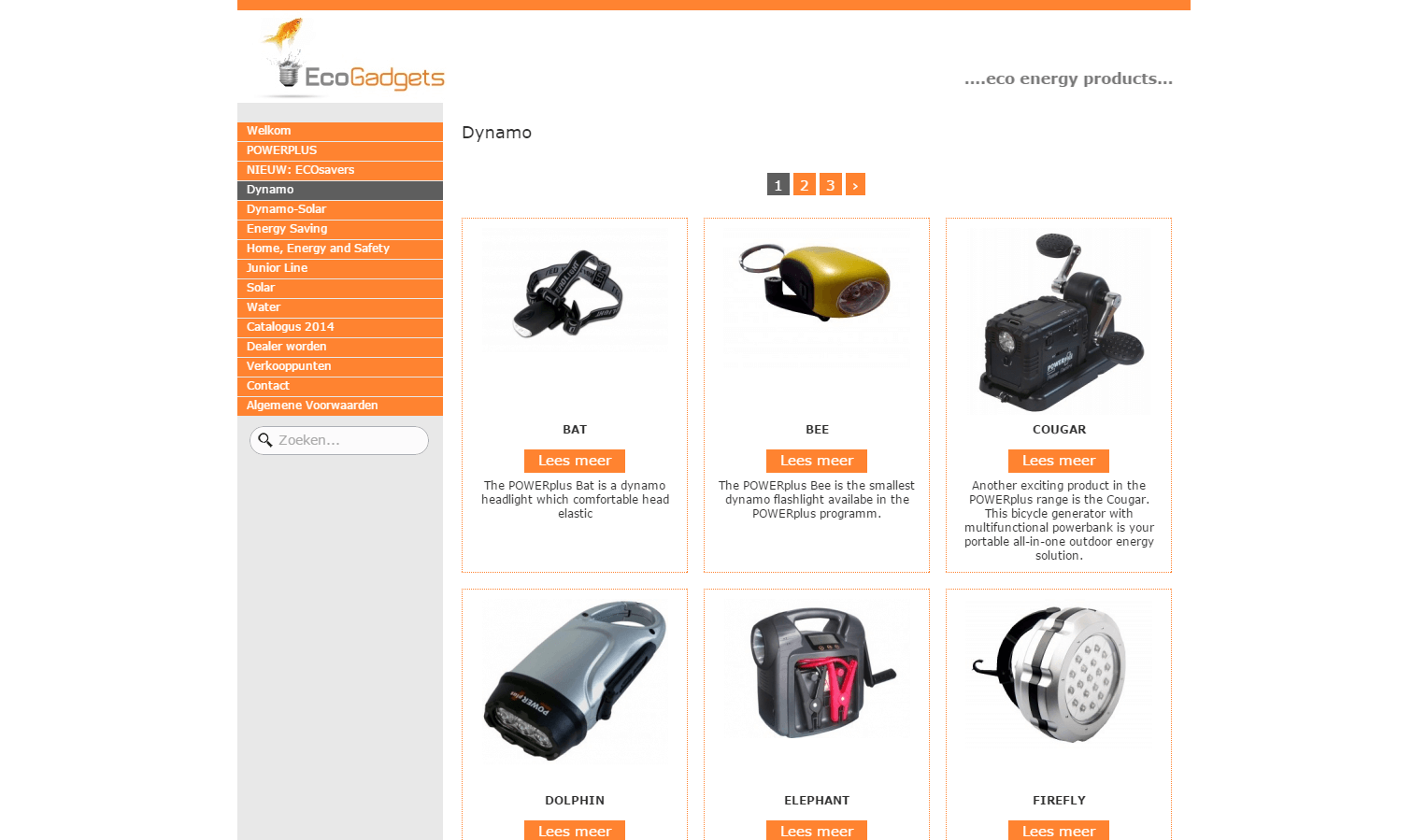 EcoGadgets webshop