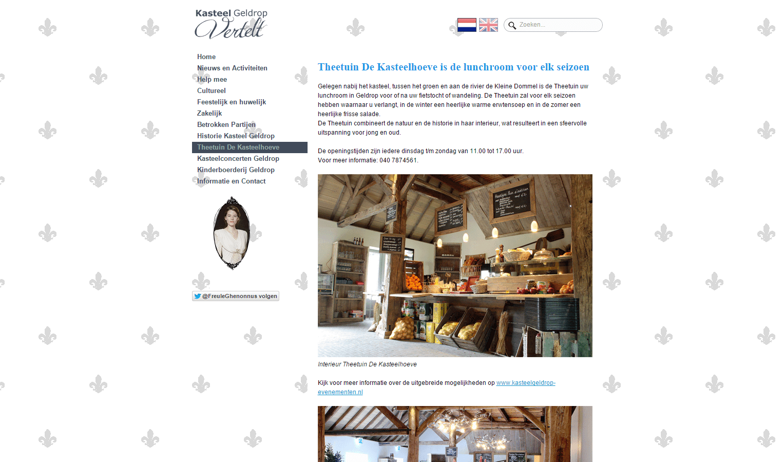 Kasteel Geldrop website