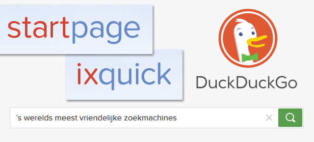 Zoekmachines die uw privacy wél waarborgen!